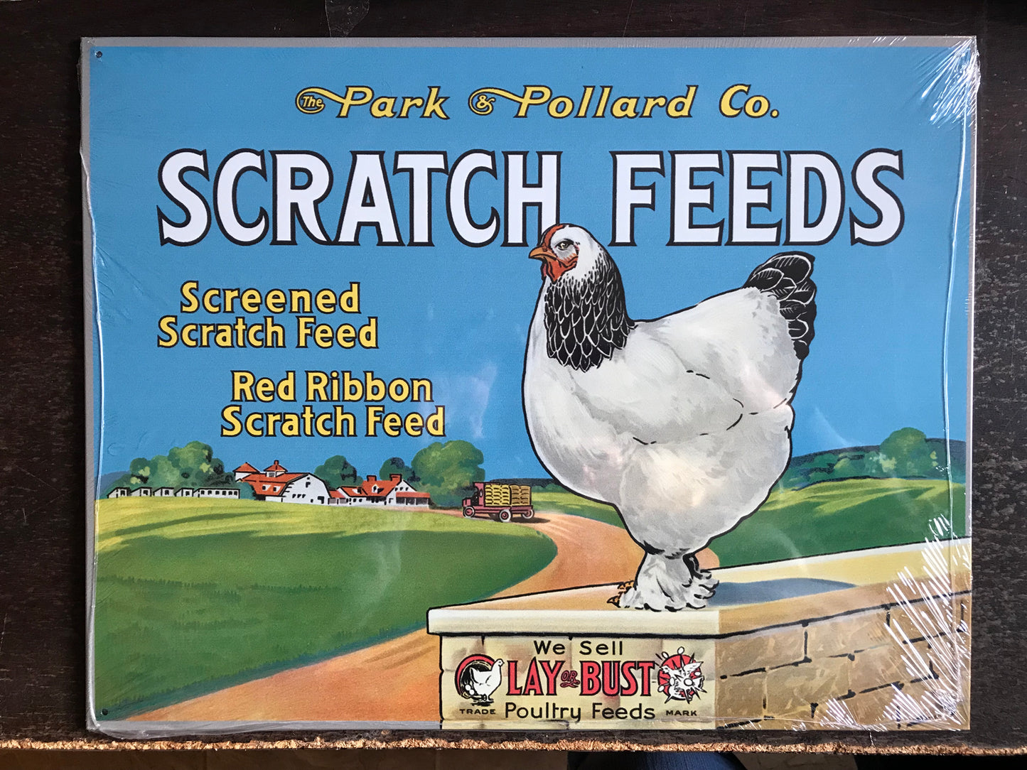 The Park & Pollard Co. Scratch Feeds Tin Sign