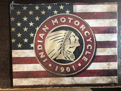 Indian Motorcycle Tin Sign