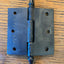 Antique Decorative Cast Iron Steeple Tip Door Hinge - 3½" x 3½"