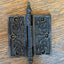 Antique Decorative Cast Iron Steeple Tip Door Hinge - 4½" x 4½"