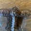 Antique Decorative Bronze Door Bell Lever - 3" x 4⅜" close up