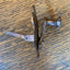 Antique Decorative Bronze Door Bell Lever - 3" x 4⅜" alt side