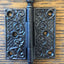 Antique Decorative Cast Iron Ball Tip Door Hinge - 3" x 3"