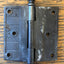 Antique Decorative Cast Iron Ball Tip Door Hinge - 3" x 3"