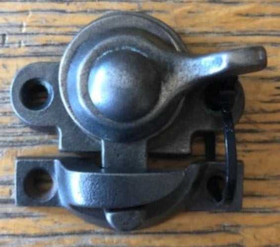 Antique Cast Iron Window Sash Lock - 2¼