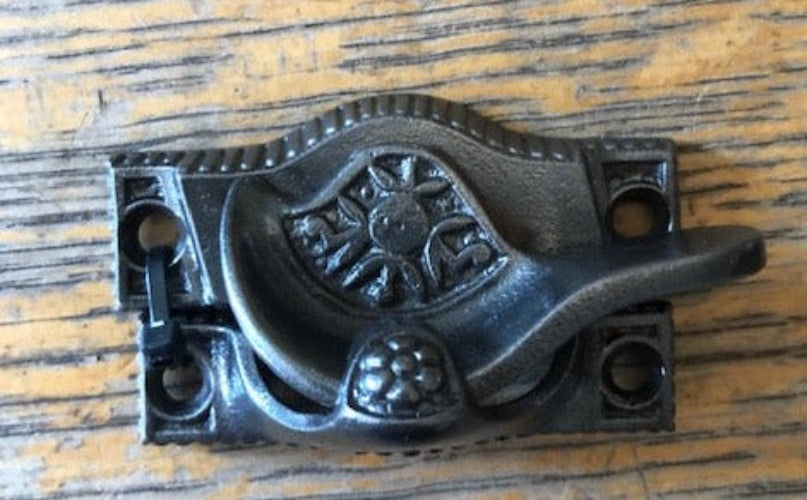 Antique Cast Iron Window Sash Lock - 2½"