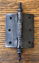 Load image into Gallery viewer, Antique Cast Iron Steeple Tip Door Hinge - 3&quot; x 2½&quot; back
