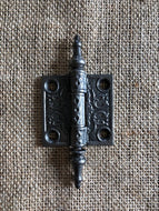 Antique Cast Iron Steeple Tip Door Hinge - 2