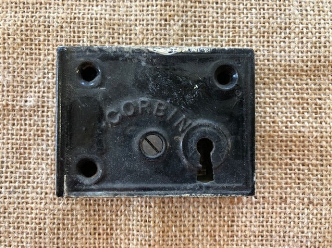 Antique Corbin Rim Lock - 3