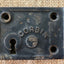 Antique Corbin Rim Lock - 3" x 2¼" back
