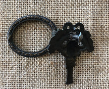 Load image into Gallery viewer, Vintage Floral Design Drawer Pull With Ring Knocker- 2&quot; x 2½&quot; back
