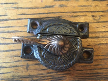 Load image into Gallery viewer, Antique Cast Iron &amp; Bronze Window Sash lock - 2½&quot;
