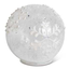 Clear LED Snowflake Tabletop Glass Globes
