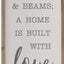 Wood Framed Linen Signs  - 2 Styles - 47¼" (store pick up only)