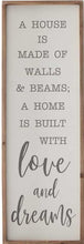 Load image into Gallery viewer, Wood Framed Linen Signs  - 2 Styles - 47¼&quot;
