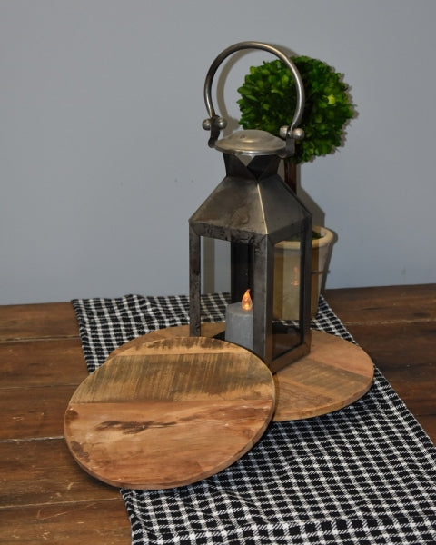 Round Wooden Trays - 2 Sizes