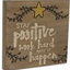 Star & Vine Wooden Inspirational Sign - 2 Styles