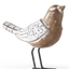 Whitewashed Resin Birds