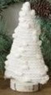 Plush White Trees - Assorted Styles c