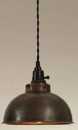 Dome Pendant Lamp - Aged Copper