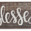 Corrugated Tin Wall Signs (Family, Gather or Blessed)