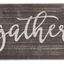 Corrugated Tin Wall Signs (Family, Gather or Blessed)