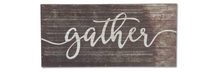 Load image into Gallery viewer, Corrugated Tin Wall Signs (Family, Gather or Blessed)
