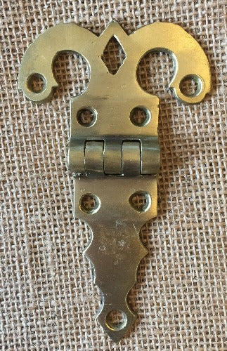 Antique Brass Door Hinge - 2½" x 4⅜"