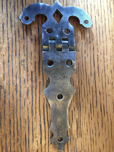 Antique Ice Box Hinge - 4" x 8¼"