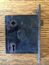 Load image into Gallery viewer, Antique The M.F.G Co. Steel Interior Mortise Door Lock
