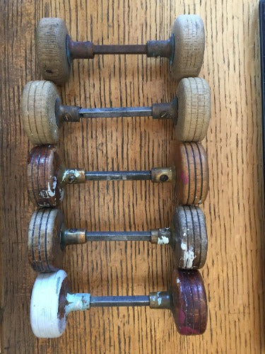 Wooden Drum Door Knobs