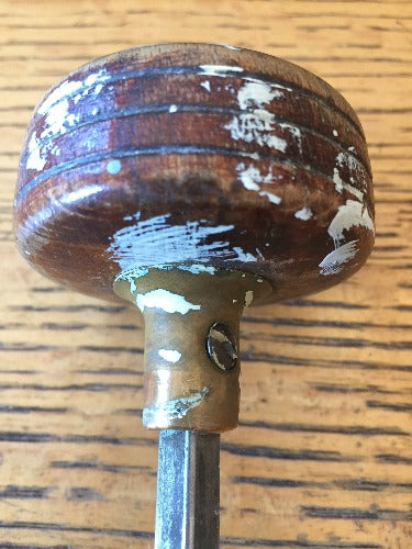 Wooden Drum Door Knobs side