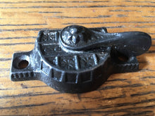 Load image into Gallery viewer, Antique Cast Iron Window Sash Lock - 2½&quot; side b
