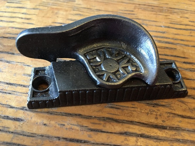 Antique Cast Iron Window Sash Lock - 2⅝" thumb