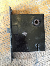 Load image into Gallery viewer, Antique Eastlake Mortise Lock With Stamped Metal Faceplate right side
