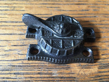 Load image into Gallery viewer, Antique Cast Iron Window Sash Lock - 2½&quot;
