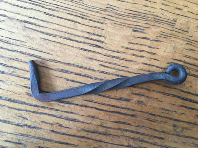 Antique Twisted Hand-Forged Hook - 4¼”