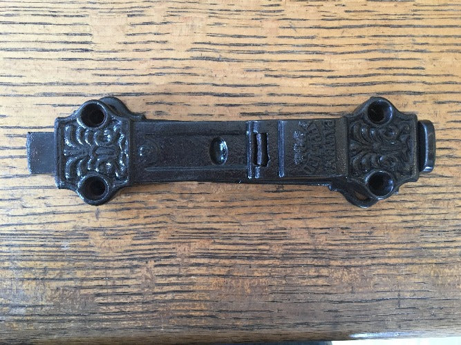 Antique Cast Iron Door Top Latch Deadbolt Lock