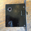 Antique Eastlake Mortise Lock With Stamped Metal Faceplate left side