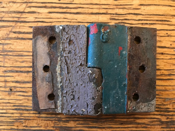 Antique Cast Iron Right Lift Off Hinge - 4" x 2¾" back