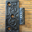 Antique Cast Iron  Door Hinge, Half Only - 3" x 3" front
