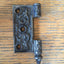 Antique Decorative Cast Iron Door Hinge - Left Half Only - 3" x 3"