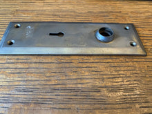 Load image into Gallery viewer, Antique Steel Door Plate - 2¼&quot; x 7&quot;
