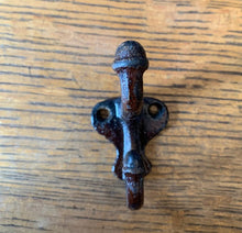Load image into Gallery viewer, Antique Cast Iron Coat Hook - 3&quot;
