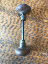 Load image into Gallery viewer, Antique Russwin Brass Interior Doorknob/Lock Set
