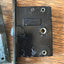 Brass Interior Russwin Mortise Lock, Knob, and Door Plate Set side