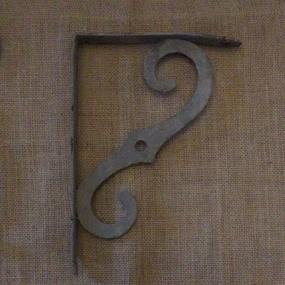 Metal Shelf Bracket with "S" Swirl Support view 2