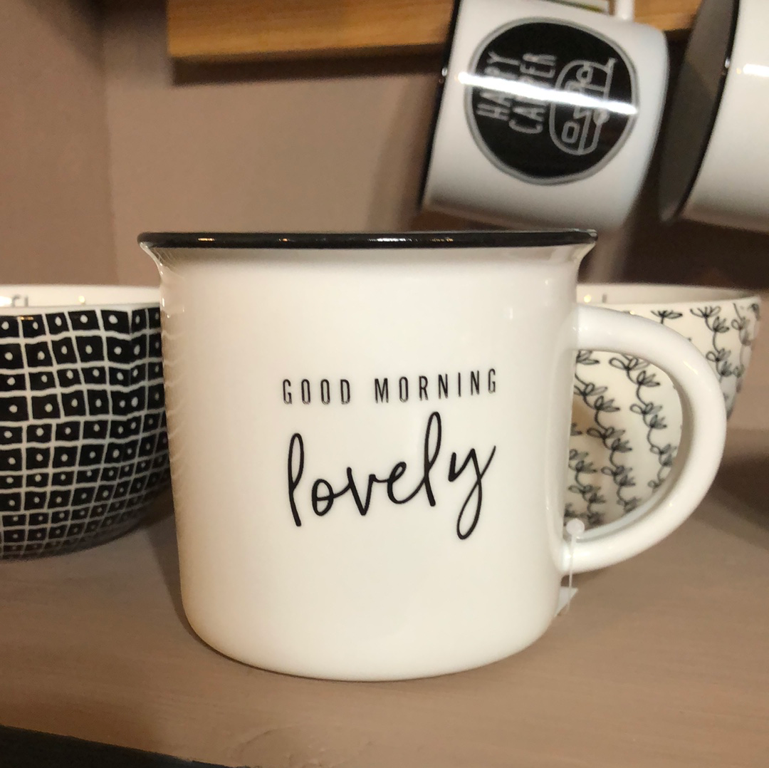 Good Morning Lovely Camp Mug