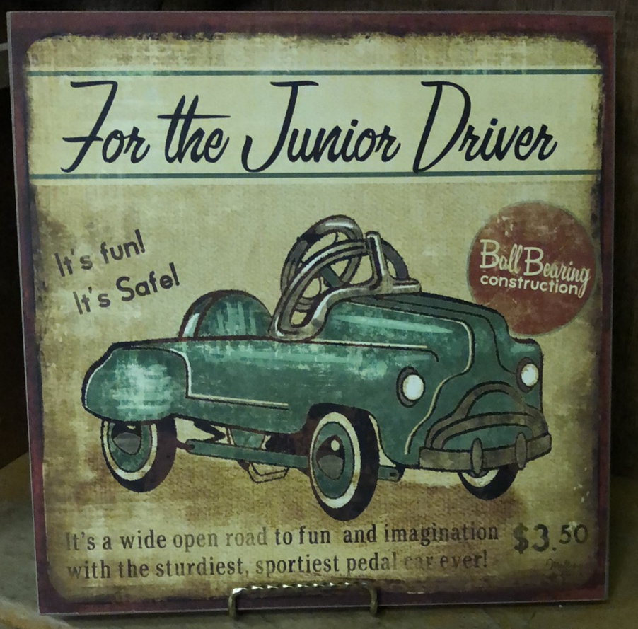 For The Junior Driver Sign