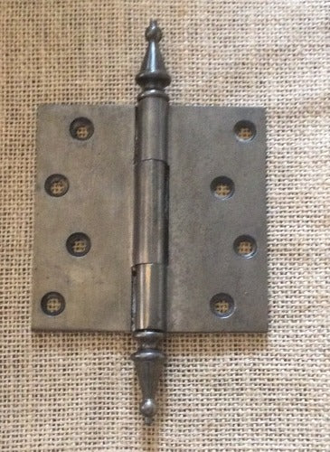 Antique Simple Steeple Tip Door Hinge - 4½" x 4½"